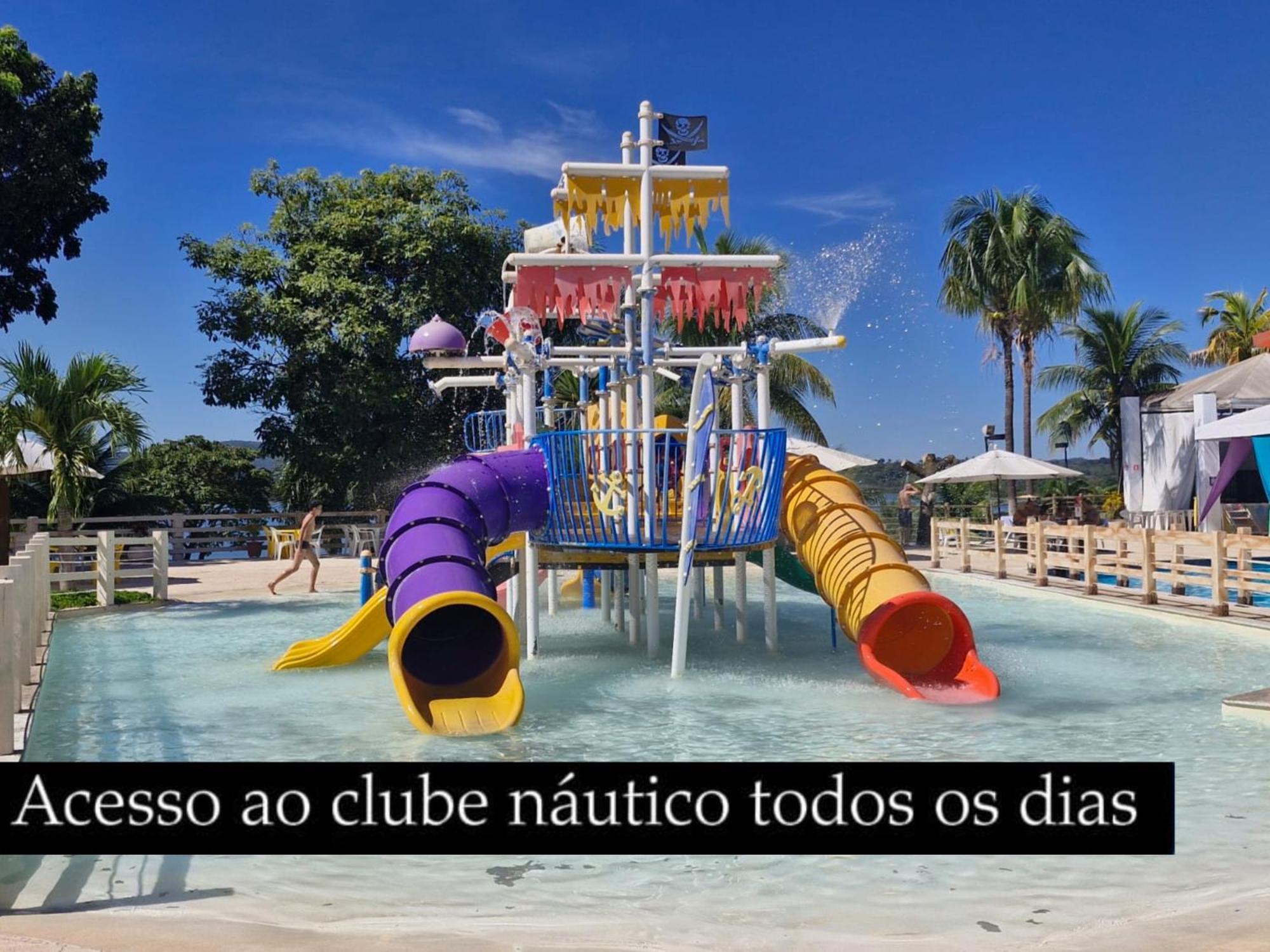 Nautico Flat Com Acesso Ao Clube Nautico Praia- 카우다스노바스 외부 사진