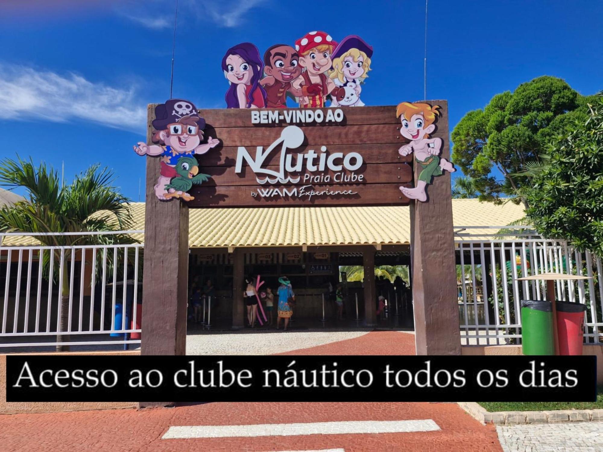 Nautico Flat Com Acesso Ao Clube Nautico Praia- 카우다스노바스 외부 사진