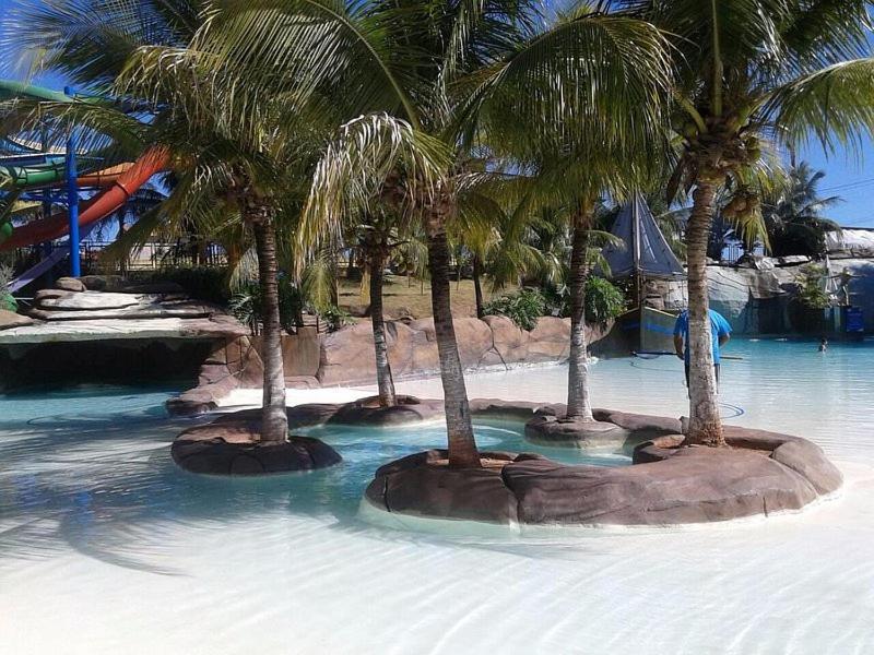 Nautico Flat Com Acesso Ao Clube Nautico Praia- 카우다스노바스 외부 사진