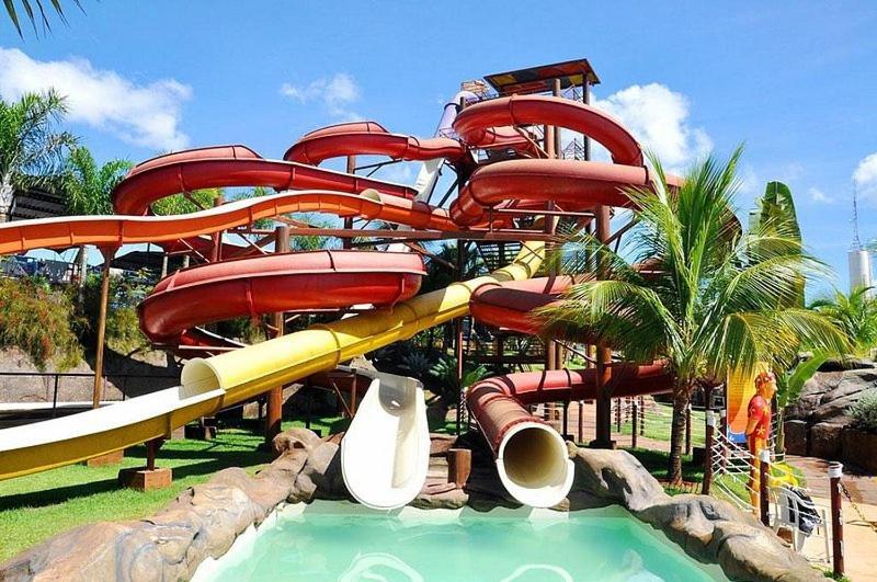 Nautico Flat Com Acesso Ao Clube Nautico Praia- 카우다스노바스 외부 사진