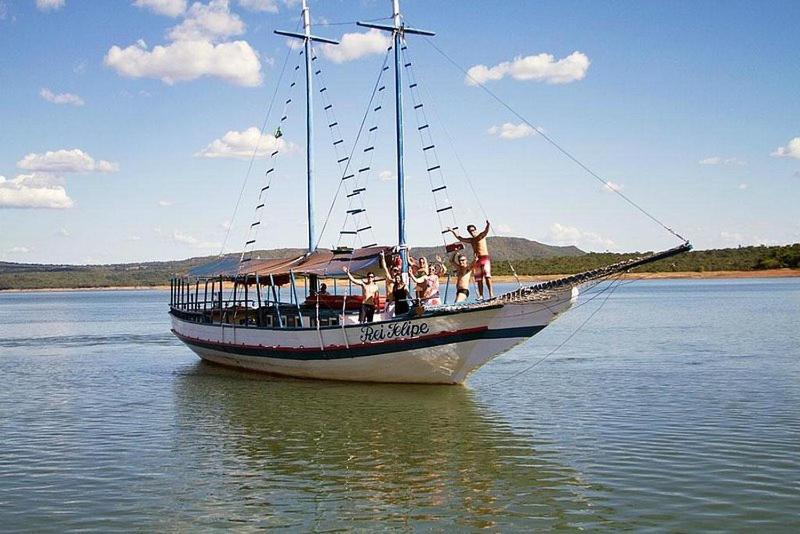 Nautico Flat Com Acesso Ao Clube Nautico Praia- 카우다스노바스 외부 사진