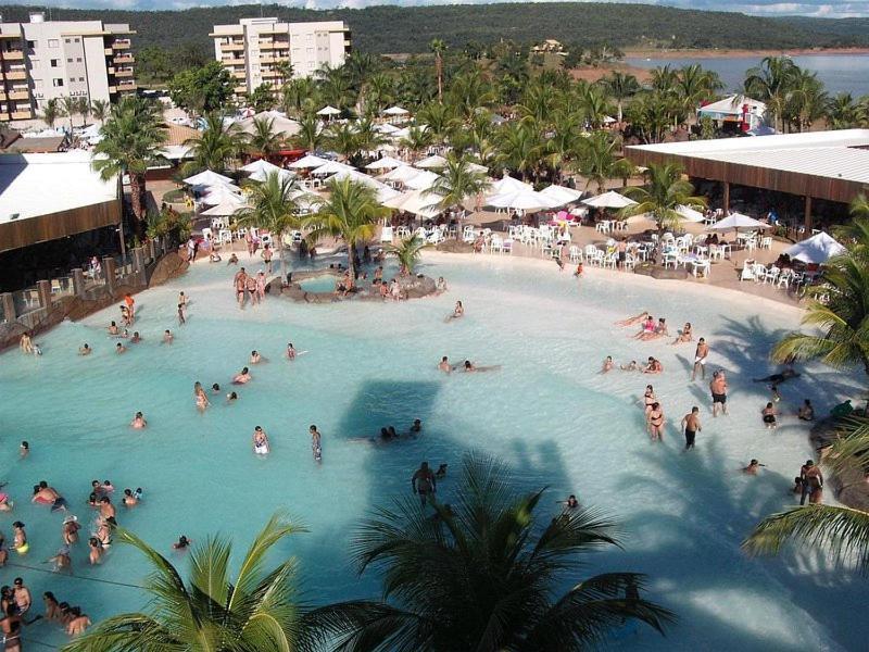 Nautico Flat Com Acesso Ao Clube Nautico Praia- 카우다스노바스 외부 사진